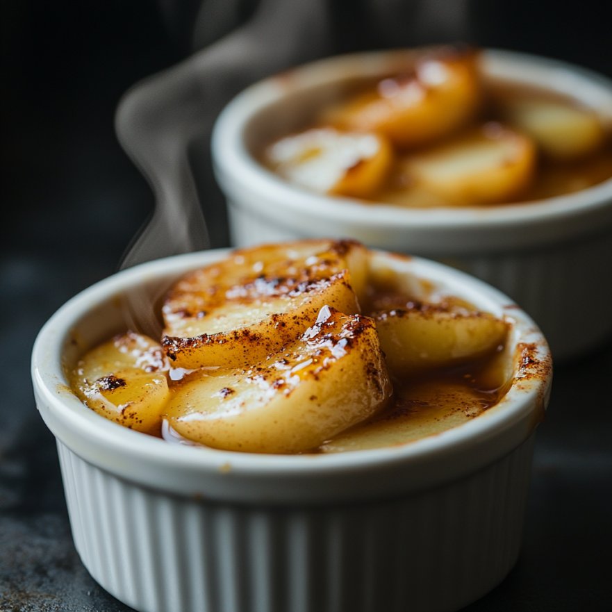 Запечені яблука з медом та корицею