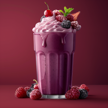 Ягідний смузі з йогуртом та медом